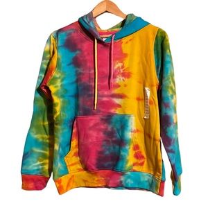 •MARISSA ROSE•NWT COLORFUL TIE DYE HOODIE SIZE MEDIUM